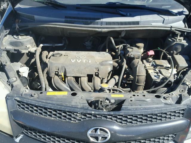 JTKKT624060151859 - 2006 TOYOTA SCION XA შავი ფოტო 7