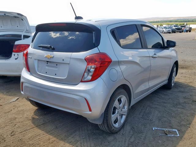 KL8CB6SA6KC733258 - 2019 CHEVROLET SPARK LS SILVER photo 4