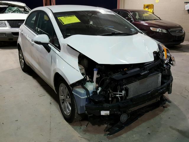 KNADN5A34D6113197 - 2013 KIA RIO EX WHITE photo 1