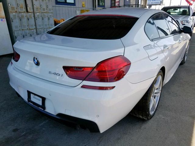 WBA6A0C53EDZ04498 - 2014 BMW 640 I WHITE photo 4