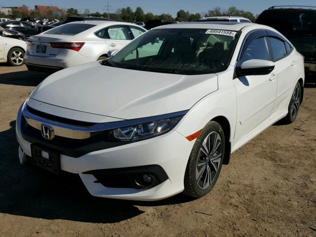 2HGFC1F78GH631887 - 2016 HONDA CIVIC EXL WHITE photo 2