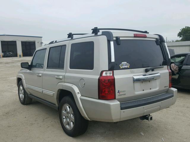 1J8HH58297C530810 - 2007 JEEP COMMANDER SILVER photo 3
