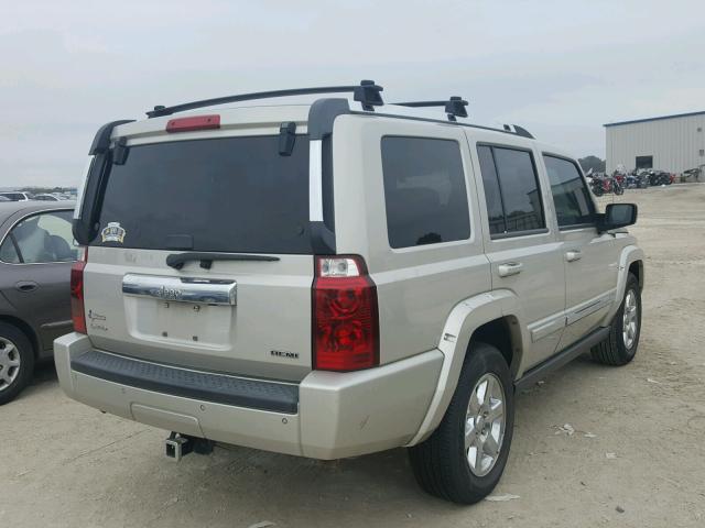 1J8HH58297C530810 - 2007 JEEP COMMANDER SILVER photo 4