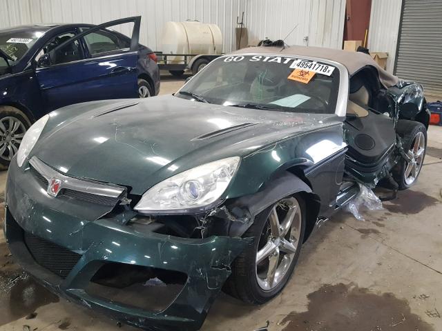 1G8MB35B17Y103943 - 2007 SATURN SKY GREEN photo 2