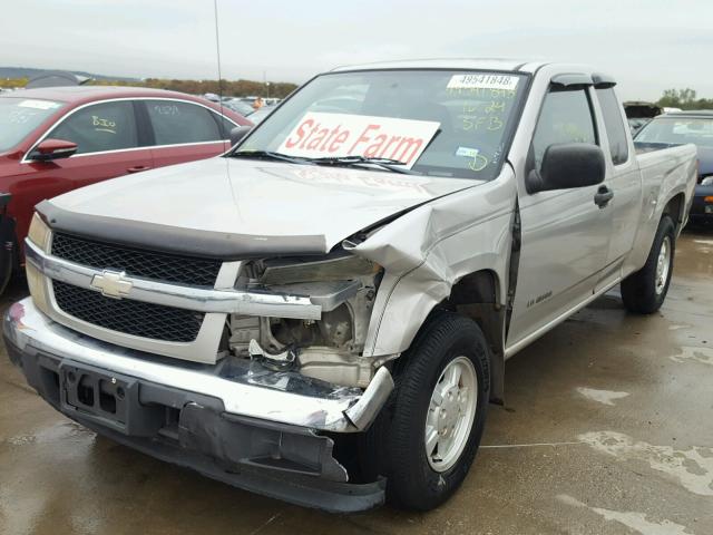 1GCCS196048126953 - 2004 CHEVROLET COLORADO SILVER photo 2