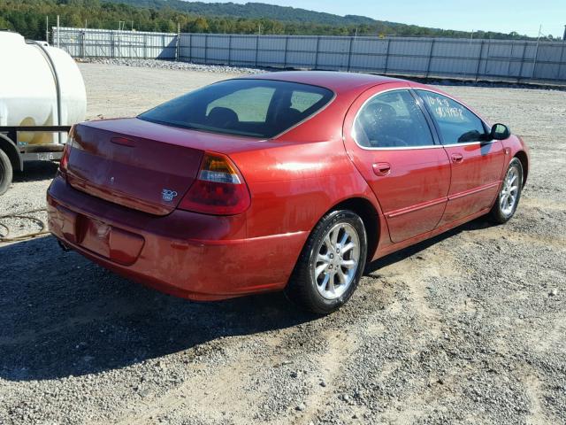 2C3HE66G01H526139 - 2001 CHRYSLER 300M RED photo 4