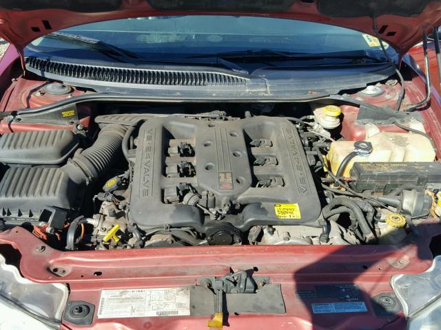 2C3HE66G01H526139 - 2001 CHRYSLER 300M RED photo 7