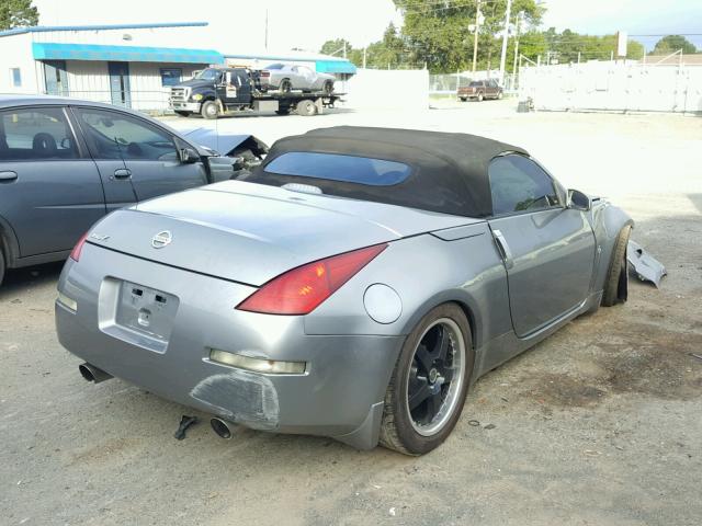 JN1AZ36A95M755050 - 2005 NISSAN 350Z ROADS SILVER photo 4