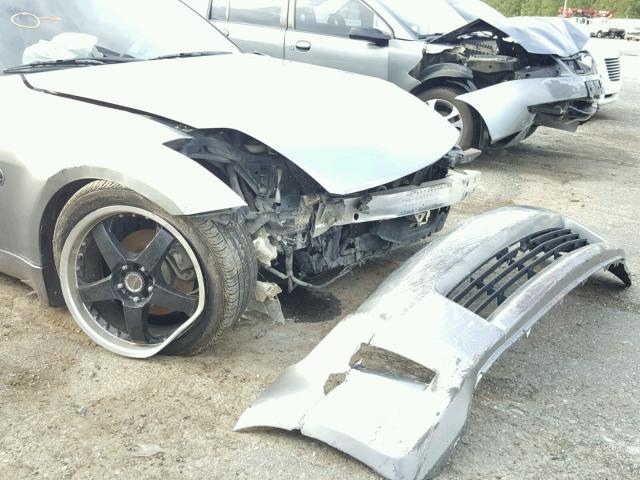 JN1AZ36A95M755050 - 2005 NISSAN 350Z ROADS SILVER photo 9