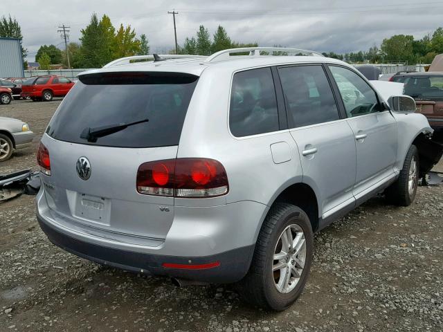 WVGBE77L78D003304 - 2008 VOLKSWAGEN TOUAREG 2 SILVER photo 4