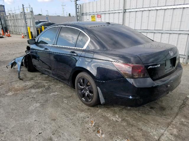 JHMCP26809C003847 - 2009 HONDA ACCORD EXL BLACK photo 3