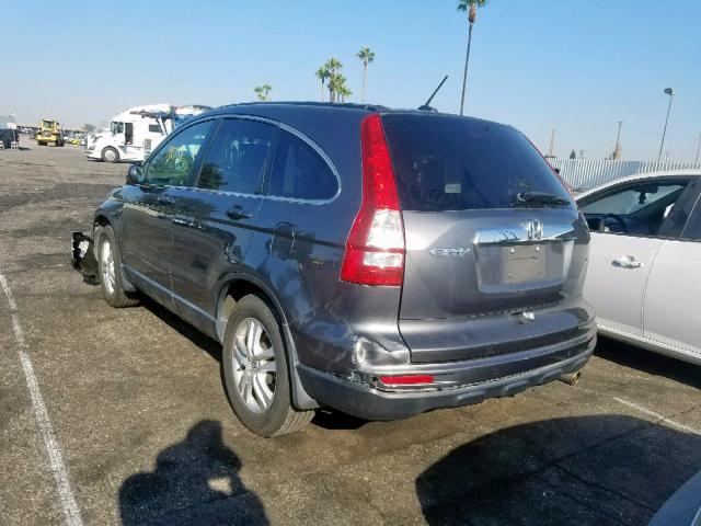 5J6RE3H75BL004276 - 2011 HONDA CR-V EXL CHARCOAL photo 3