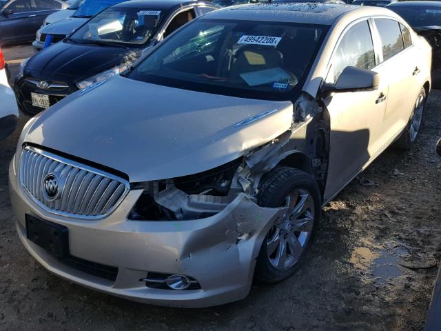 1G4GE5GV5AF262539 - 2010 BUICK LACROSSE C TAN photo 2