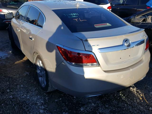 1G4GE5GV5AF262539 - 2010 BUICK LACROSSE C TAN photo 3