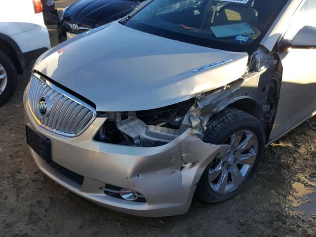 1G4GE5GV5AF262539 - 2010 BUICK LACROSSE C TAN photo 9