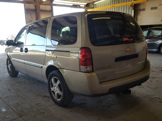 1GNDV23107D158741 - 2007 CHEVROLET UPLANDER L კრემისფერი ფოტო 3