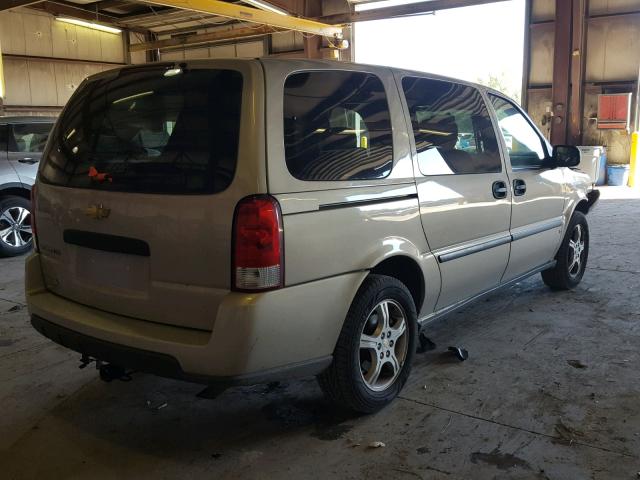 1GNDV23107D158741 - 2007 CHEVROLET UPLANDER L კრემისფერი ფოტო 4
