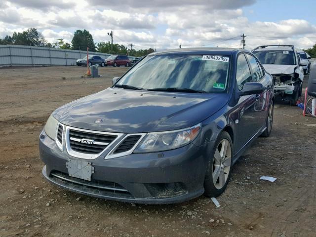 YS3FB49YX91003718 - 2009 SAAB 9-3 2.0T GRAY photo 2