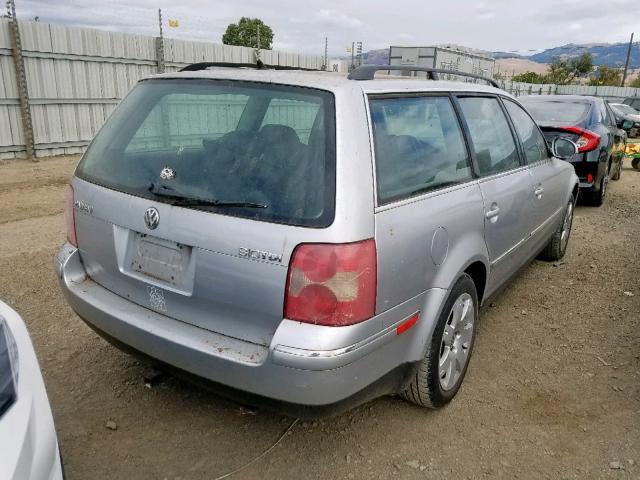 WVWCE63B95E048993 - 2005 VOLKSWAGEN PASSAT GLS SILVER photo 4