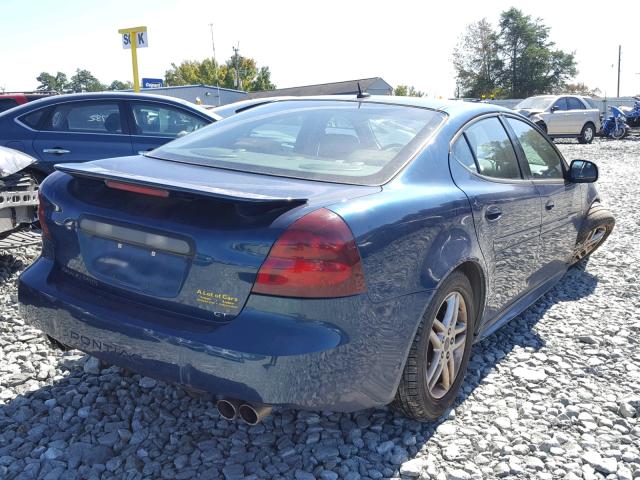2G2WR554X61141765 - 2006 PONTIAC GRAND PRIX BLUE photo 4