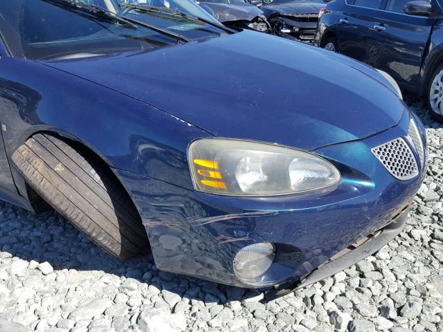 2G2WR554X61141765 - 2006 PONTIAC GRAND PRIX BLUE photo 9