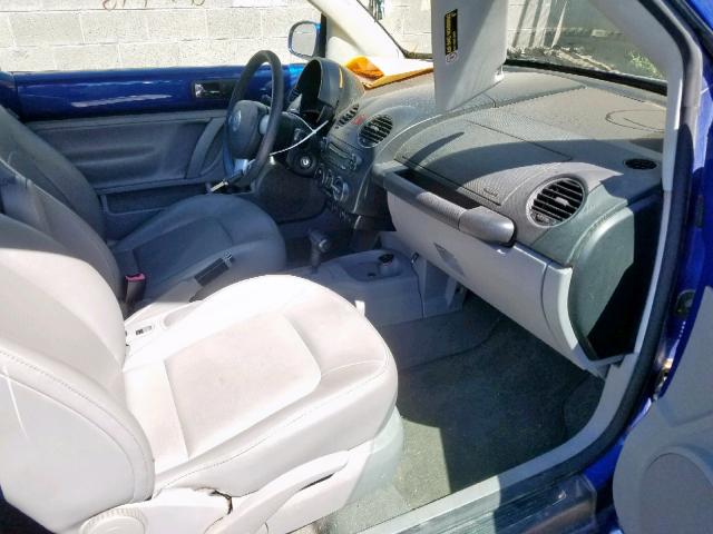 3VWRF31Y17M408118 - 2007 VOLKSWAGEN NEW BEETLE ლურჯი ფოტო 5