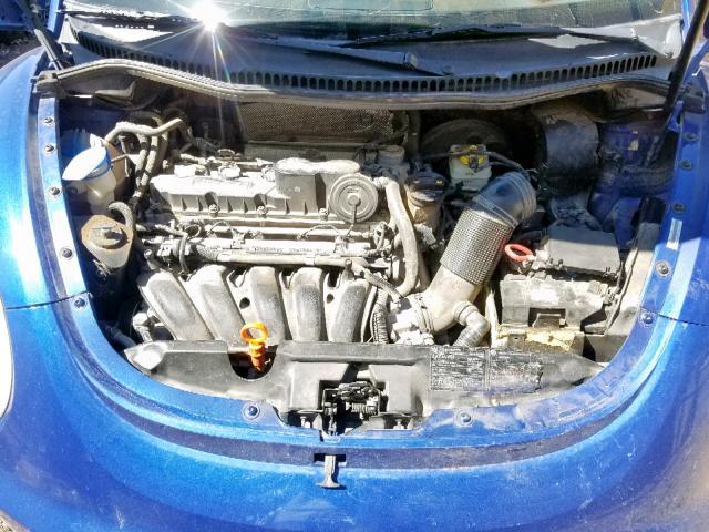 3VWRF31Y17M408118 - 2007 VOLKSWAGEN NEW BEETLE ლურჯი ფოტო 7