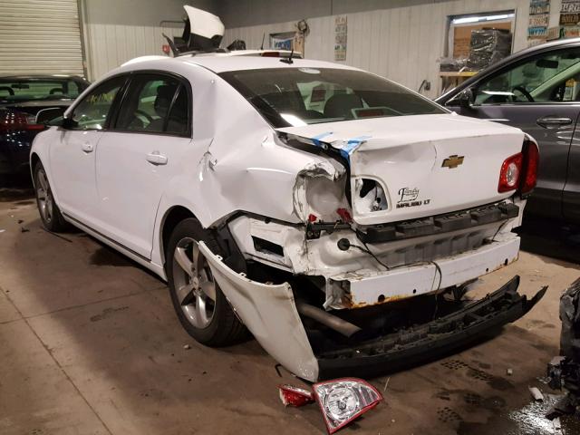1G1ZC5E15BF334370 - 2011 CHEVROLET MALIBU 1LT თეთრი ფოტო 3