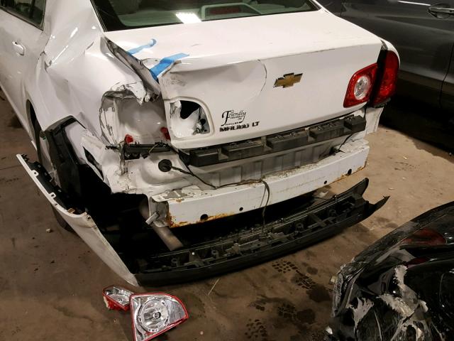 1G1ZC5E15BF334370 - 2011 CHEVROLET MALIBU 1LT თეთრი ფოტო 9