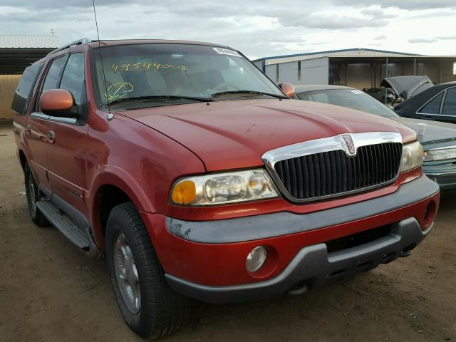 5LMPU28L3XLJ15545 - 1999 LINCOLN NAVIGATOR Қызыл фото 1