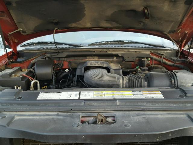 5LMPU28L3XLJ15545 - 1999 LINCOLN NAVIGATOR Қызыл фото 7