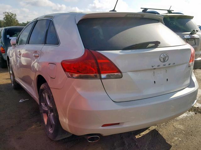 4T3ZK11A29U016191 - 2009 TOYOTA VENZA WHITE photo 3