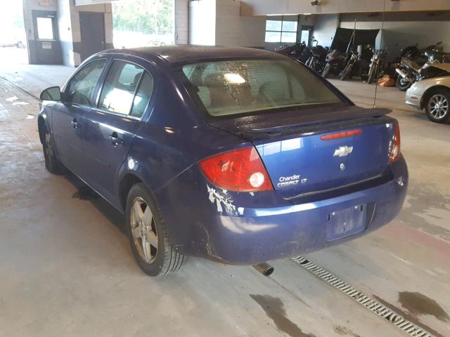 1G1AL55F967748647 - 2006 CHEVROLET COBALT LT BLUE photo 3