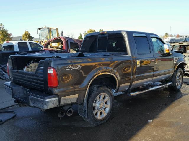 1FTWW31R68EE29908 - 2008 FORD F350 SRW S CHARCOAL photo 4