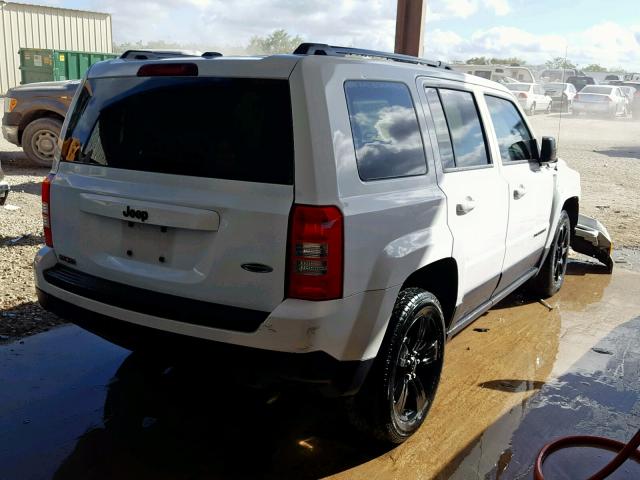 1C4NJPBA3FD400699 - 2015 JEEP PATRIOT SP WHITE photo 4