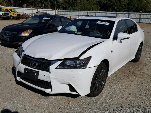 JTHCE1BL0FA004076 - 2015 LEXUS GS 350 WHITE photo 2