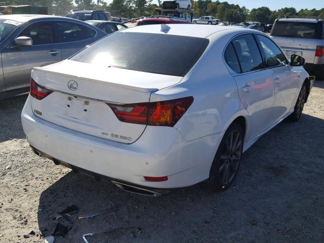 JTHCE1BL0FA004076 - 2015 LEXUS GS 350 WHITE photo 4