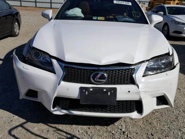 JTHCE1BL0FA004076 - 2015 LEXUS GS 350 WHITE photo 9