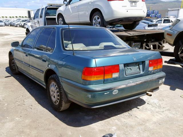 JHMCB7658PC046749 - 1993 HONDA ACCORD LX GREEN photo 3