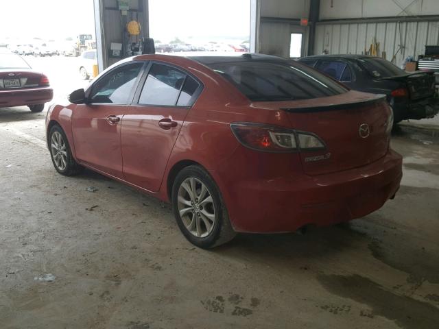 JM1BL1S57A1177302 - 2010 MAZDA 3 S BURGUNDY photo 3