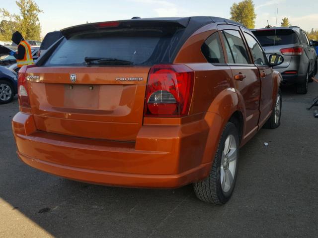 1B3CB3HA6BD295088 - 2011 DODGE CALIBER MA ORANGE photo 4