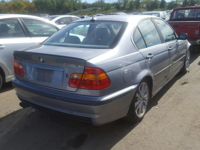 WBAEW53484PN34454 - 2004 BMW 330 XI GRAY photo 4