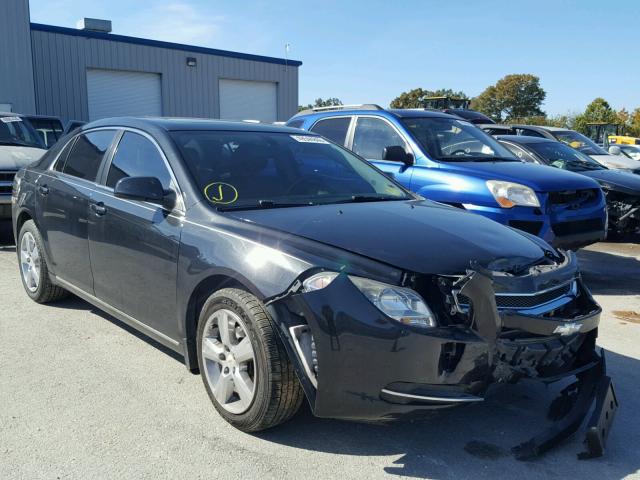 1G1ZD5EB8AF132594 - 2010 CHEVROLET MALIBU 2LT BLACK photo 1