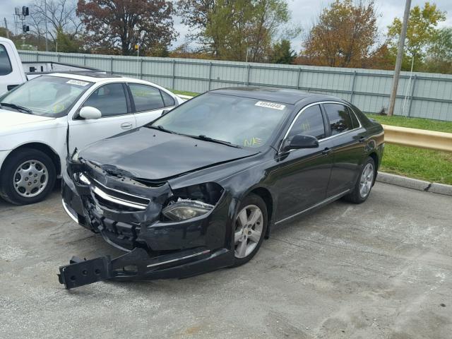 1G1ZD5EB8AF132594 - 2010 CHEVROLET MALIBU 2LT BLACK photo 2