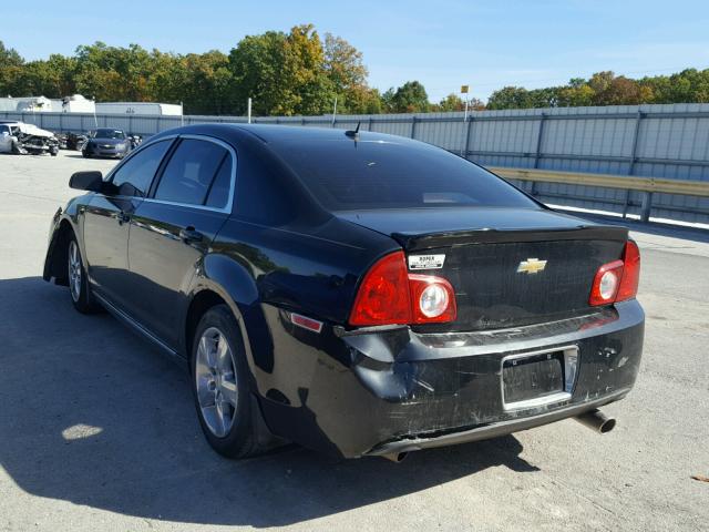 1G1ZD5EB8AF132594 - 2010 CHEVROLET MALIBU 2LT BLACK photo 3