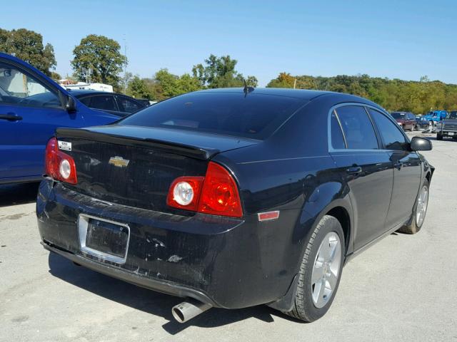 1G1ZD5EB8AF132594 - 2010 CHEVROLET MALIBU 2LT BLACK photo 4