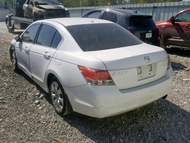 1HGCP26859A121584 - 2009 HONDA ACCORD EXL WHITE photo 3