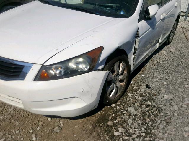 1HGCP26859A121584 - 2009 HONDA ACCORD EXL WHITE photo 9