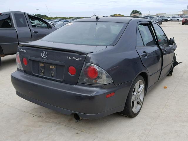 JTHBD192820047558 - 2002 LEXUS IS 300 GRAY photo 4