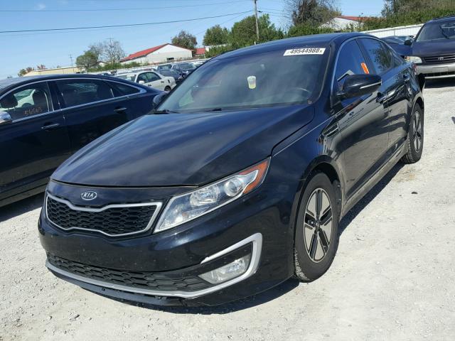 KNAGM4AD1C5012240 - 2012 KIA OPTIMA HYB BLACK photo 2